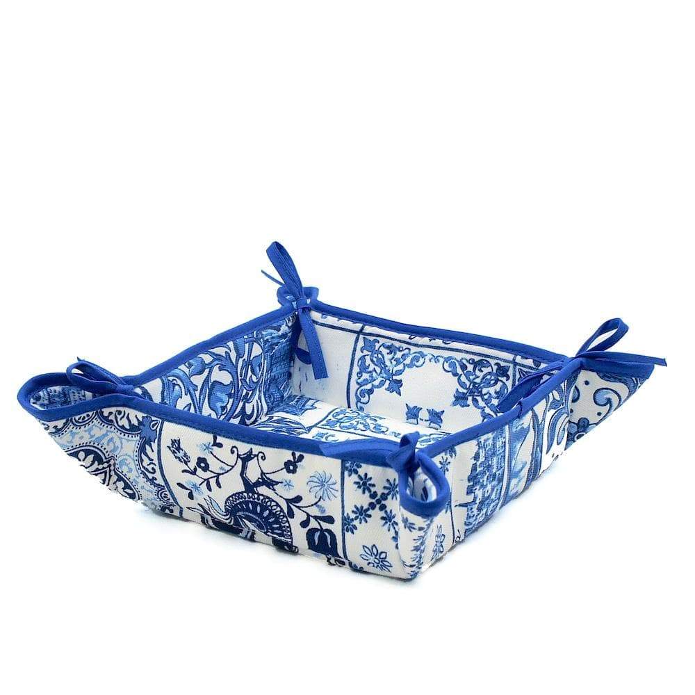 Azulejos I Foldable bread basket