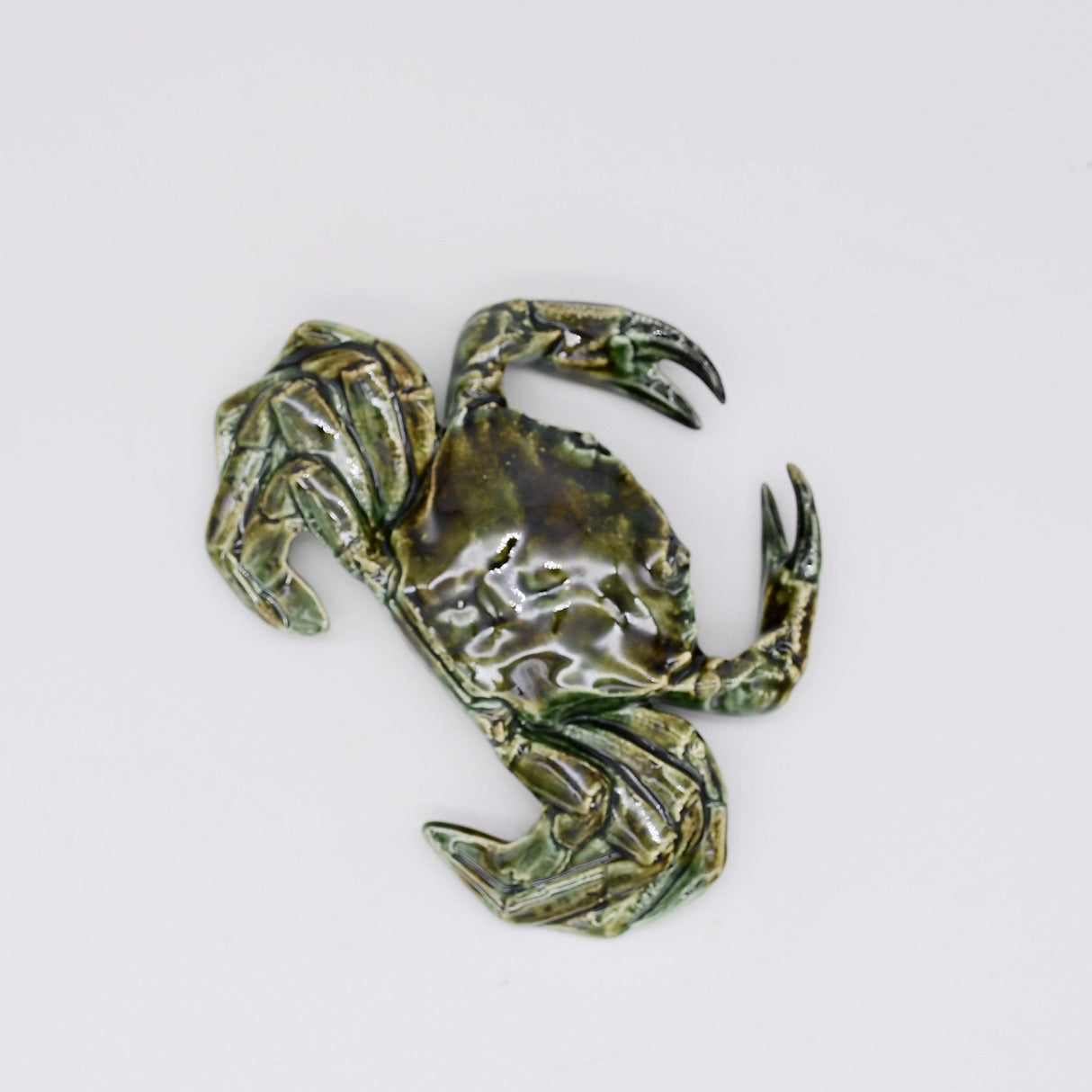 Ceramic crab - Green
