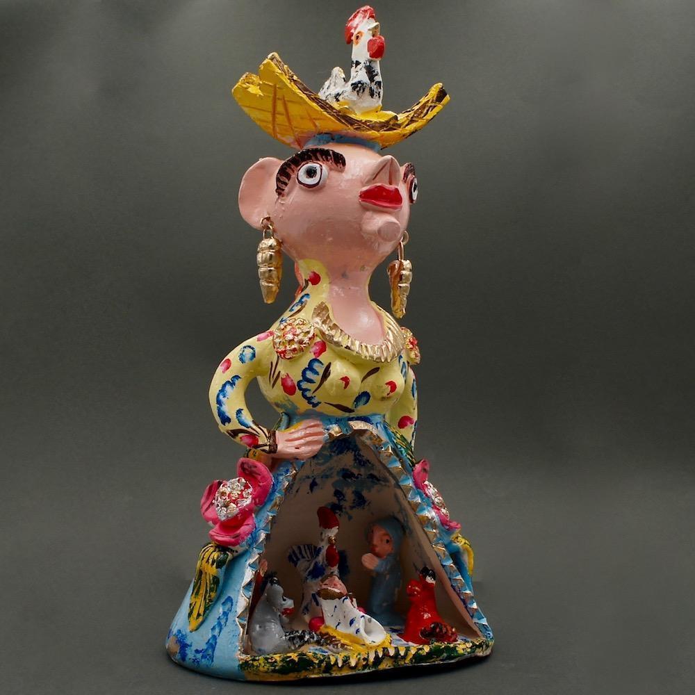 Boneca com Présépio 40 cm - Jùlia Côta