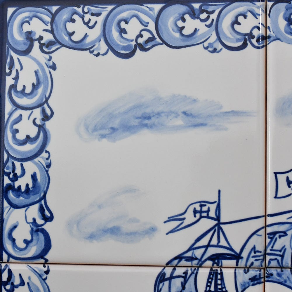 Fresque d'azulejos portugais Fresque d'azulejos