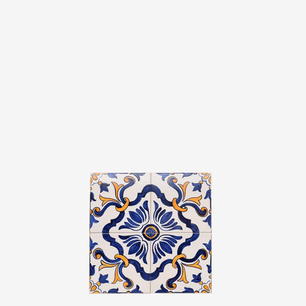 Fresque d'azulejos portugais peinte à la main Fresque d'azulejos 30x30cm