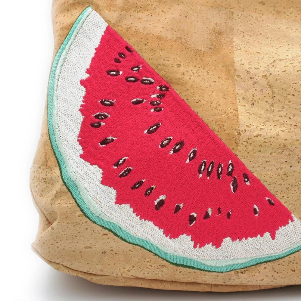 Sac cabas en liège souple Melon