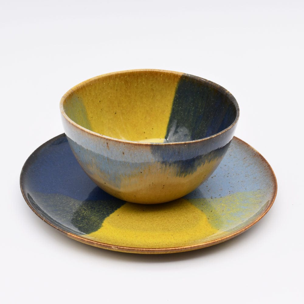 Grand saladier en grès de la collection portugaise Corals Bol en grès "Corals"