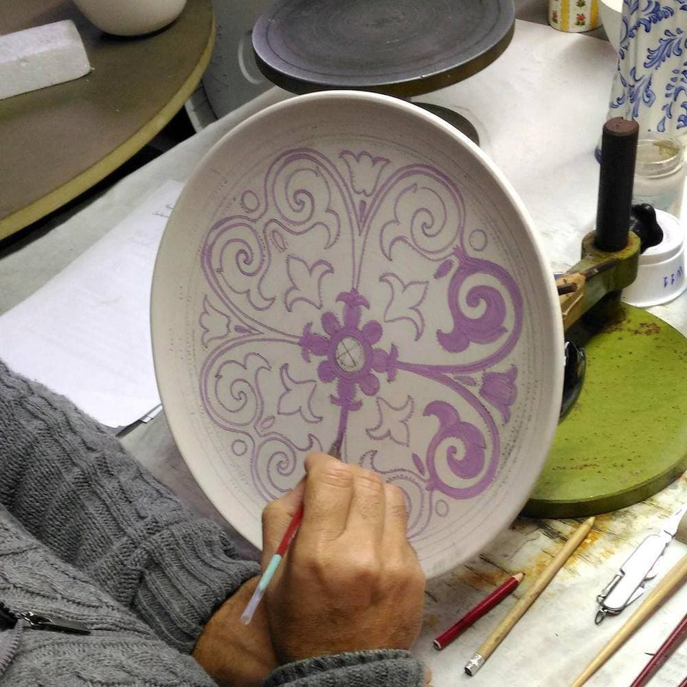 Grande assiette "Guadiana"