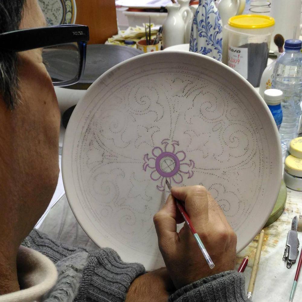 Grande assiette "Sado"