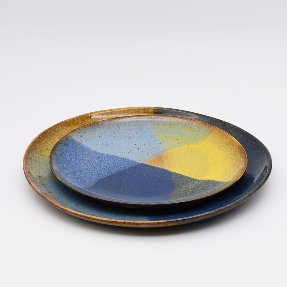 Grande assiette en grès de la collection portugaise Corals Assiette en grès "Corals" - 30cm