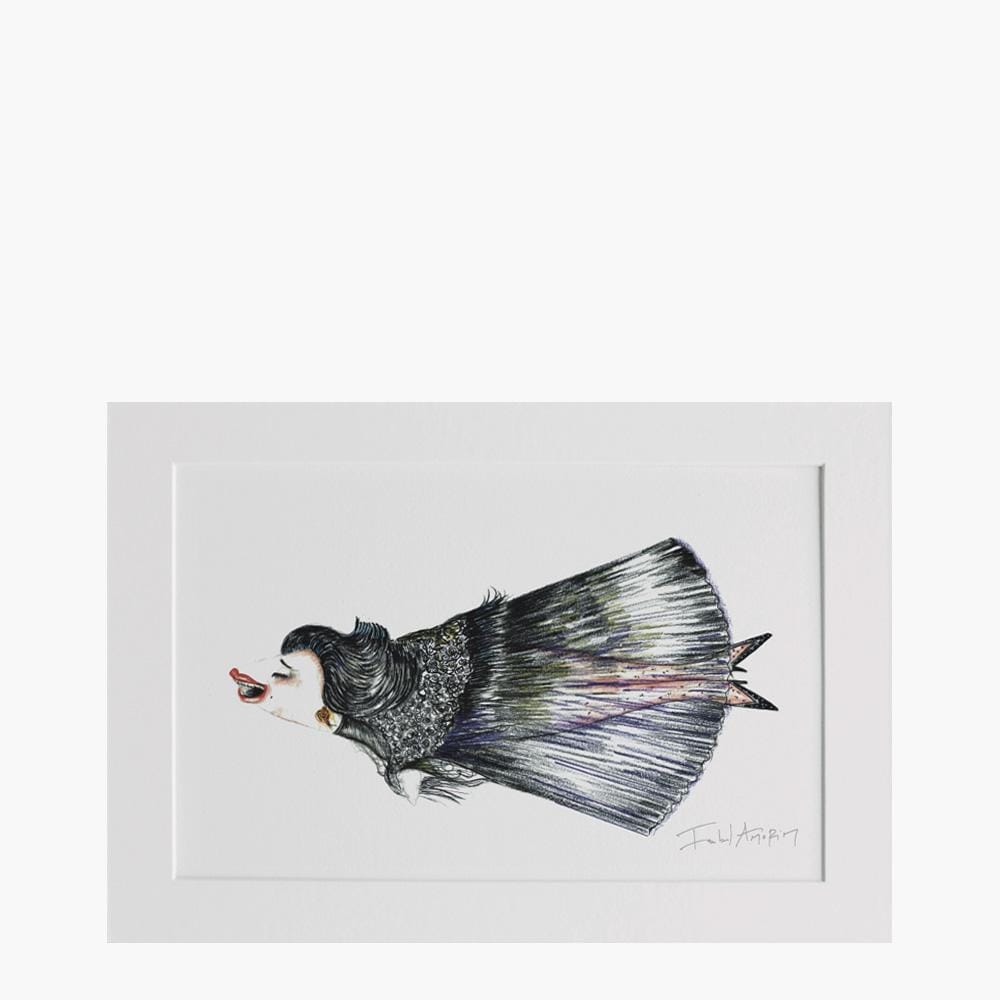 Gravure "Sardinha" par Isabel Amorim