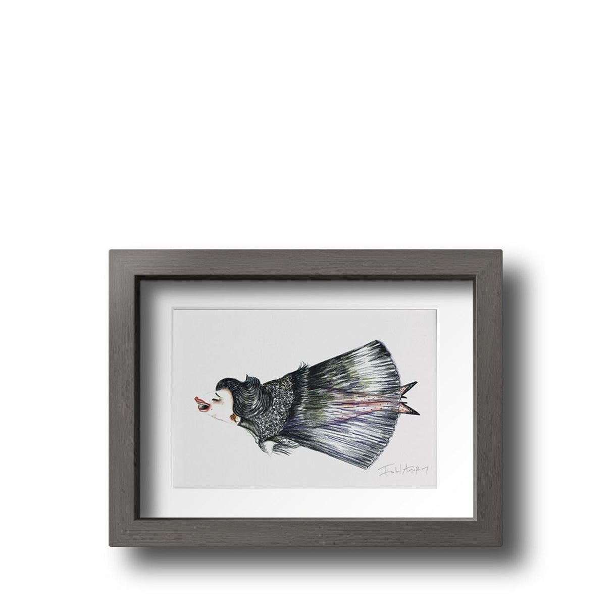 Gravure "Sardinha" par Isabel Amorim