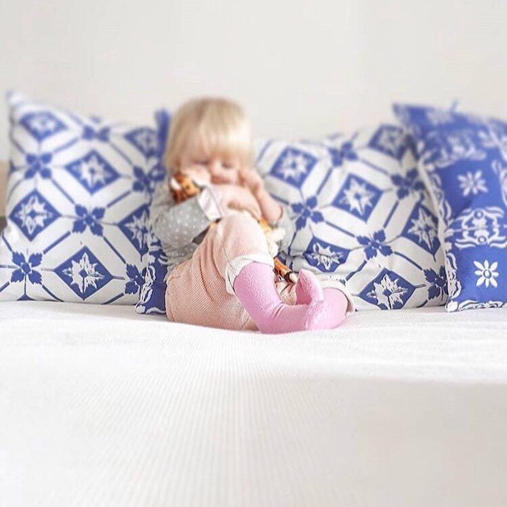 Housse de coussin 50x50 "Azulejos"