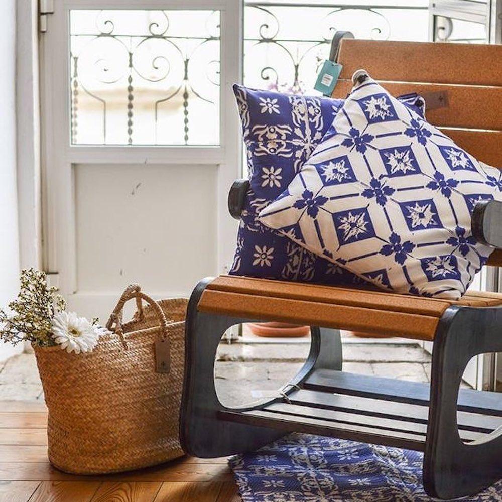 Housse de coussin 50x50 "Azulejos"