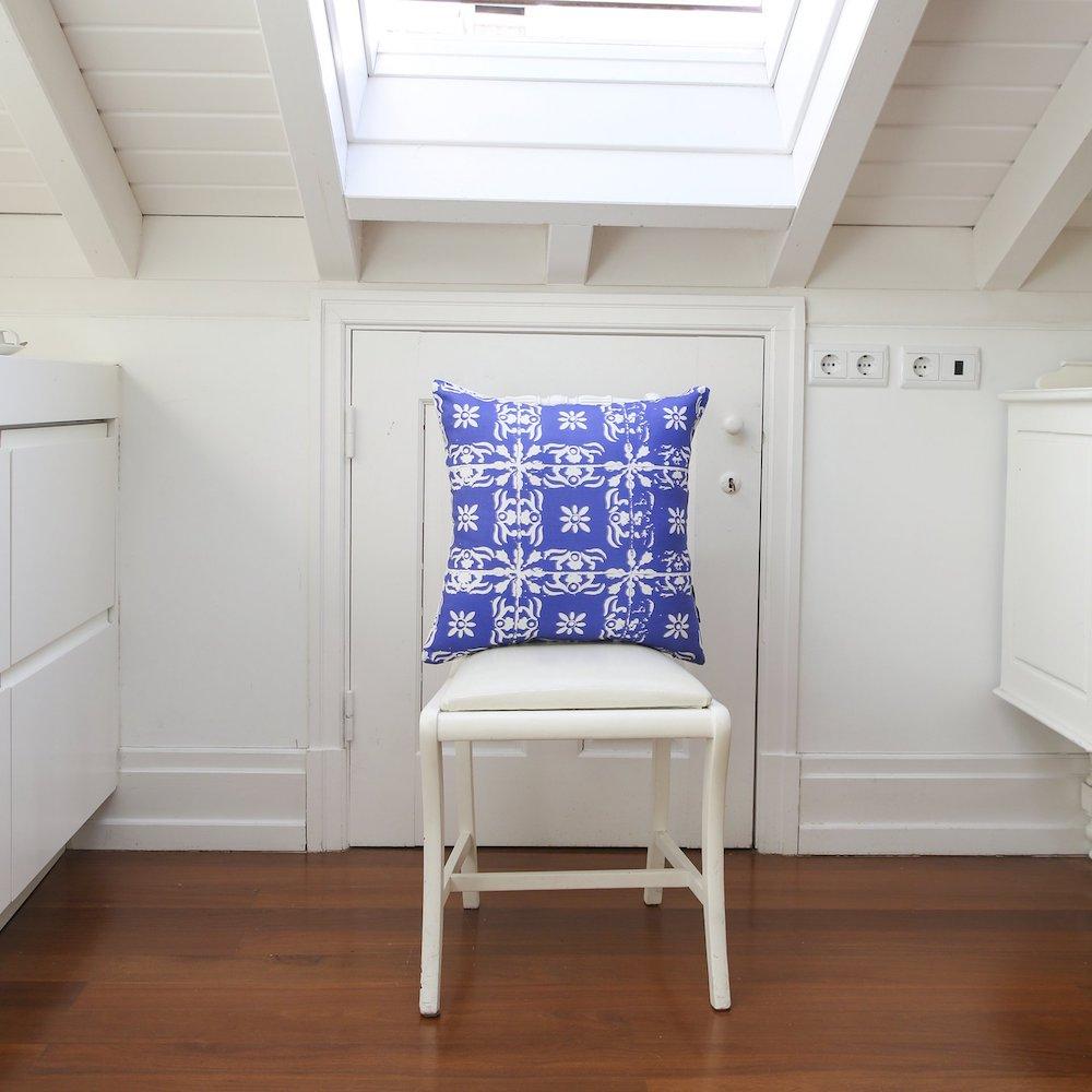 Housse de coussin 50x50 "Azulejos"