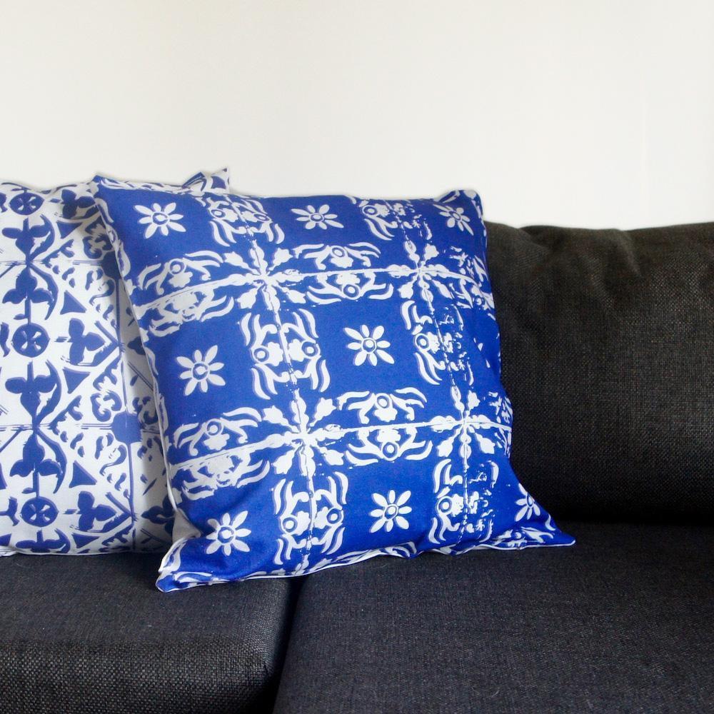 Housse de coussin 50x50 "Azulejos"