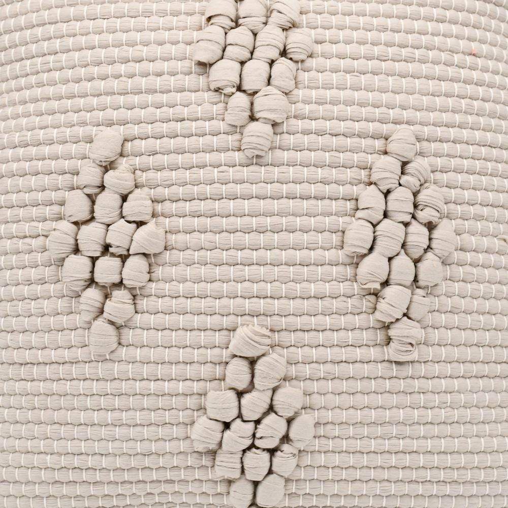 Housse de coussin 40x40 "Tapete de Trapo" - Beige