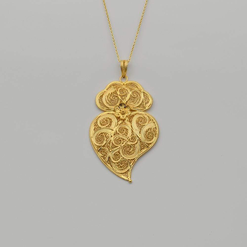 Coração de Viana I Filigree pendant - 7 cm