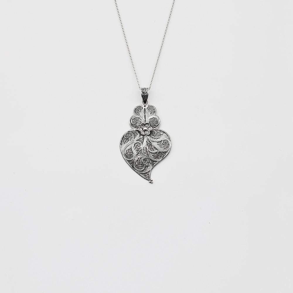 Coração de Viana I Filigree pendant - 3.5 cm