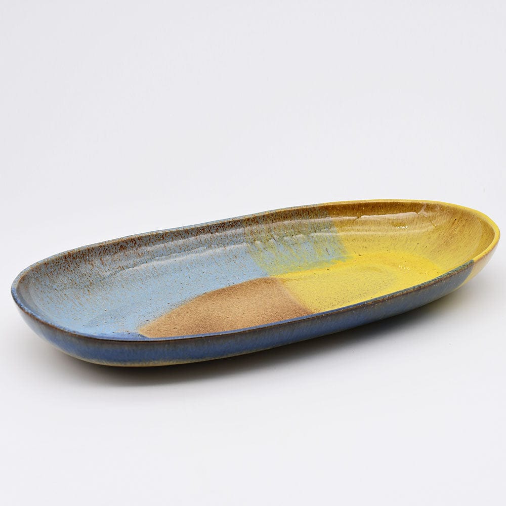 Plat de service en grès de la collection portugaise Corals Plat de service en grès "Corals" - 24cm