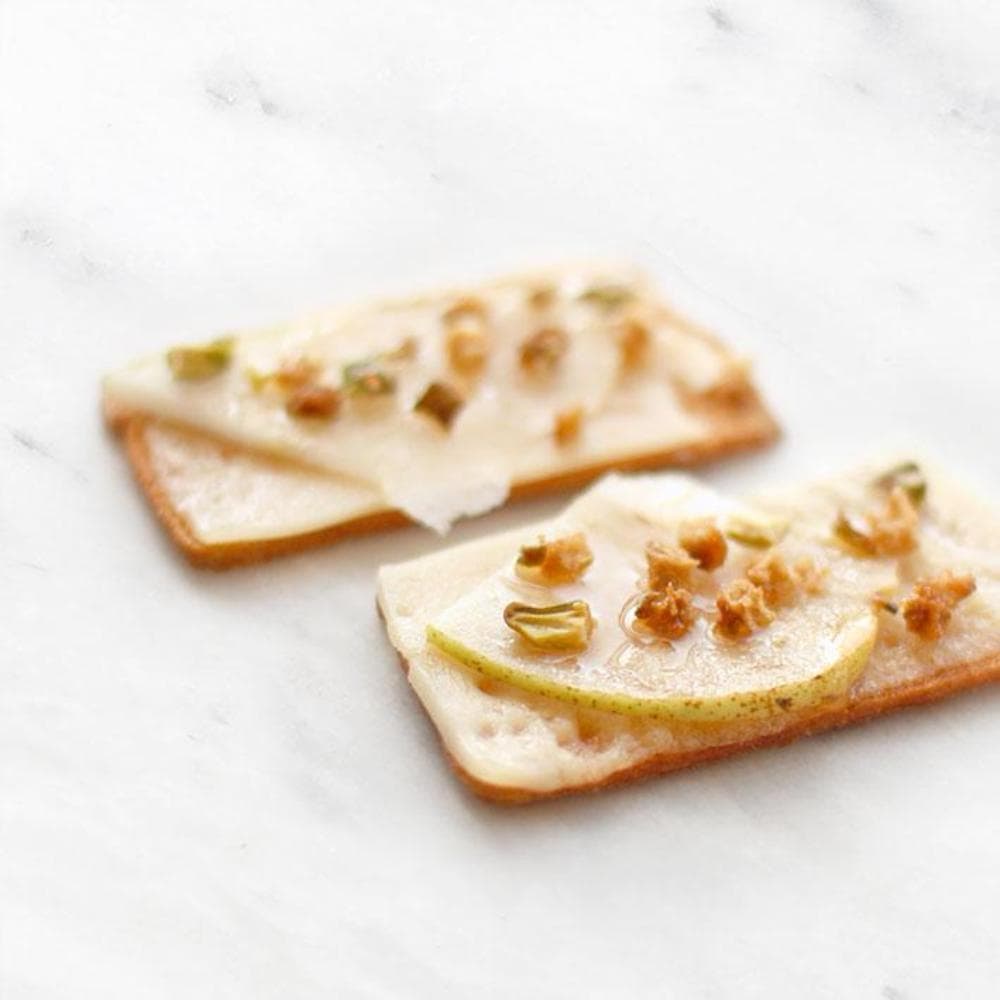 Tube de poires déshydratées et pistaches