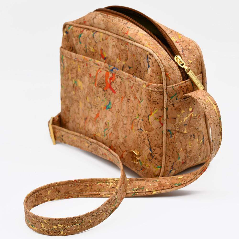 Sac pochette à bandoulière en liège