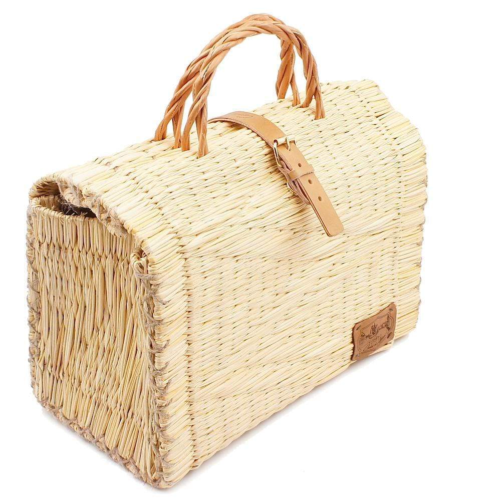 Sac cabas en jonc 33cm - Naturel