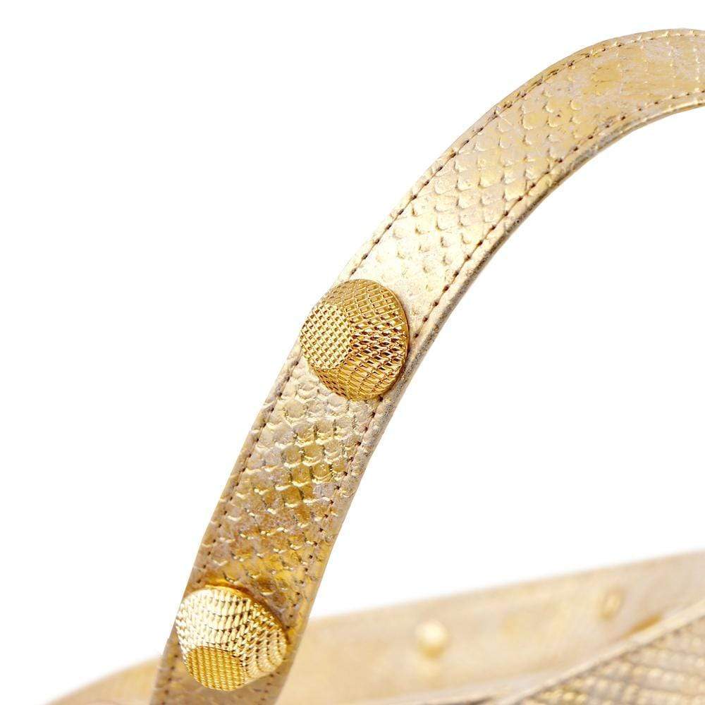 Sac cabas en liège gaufré Or