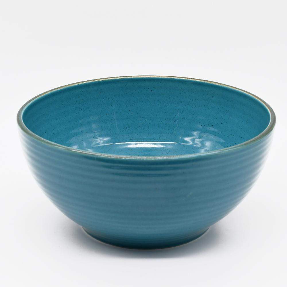 Saladier en grès Turquoise