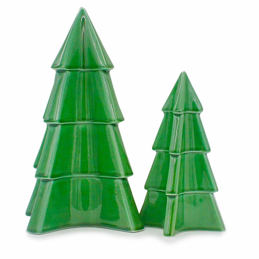 Ceramic Fir Tree - Green