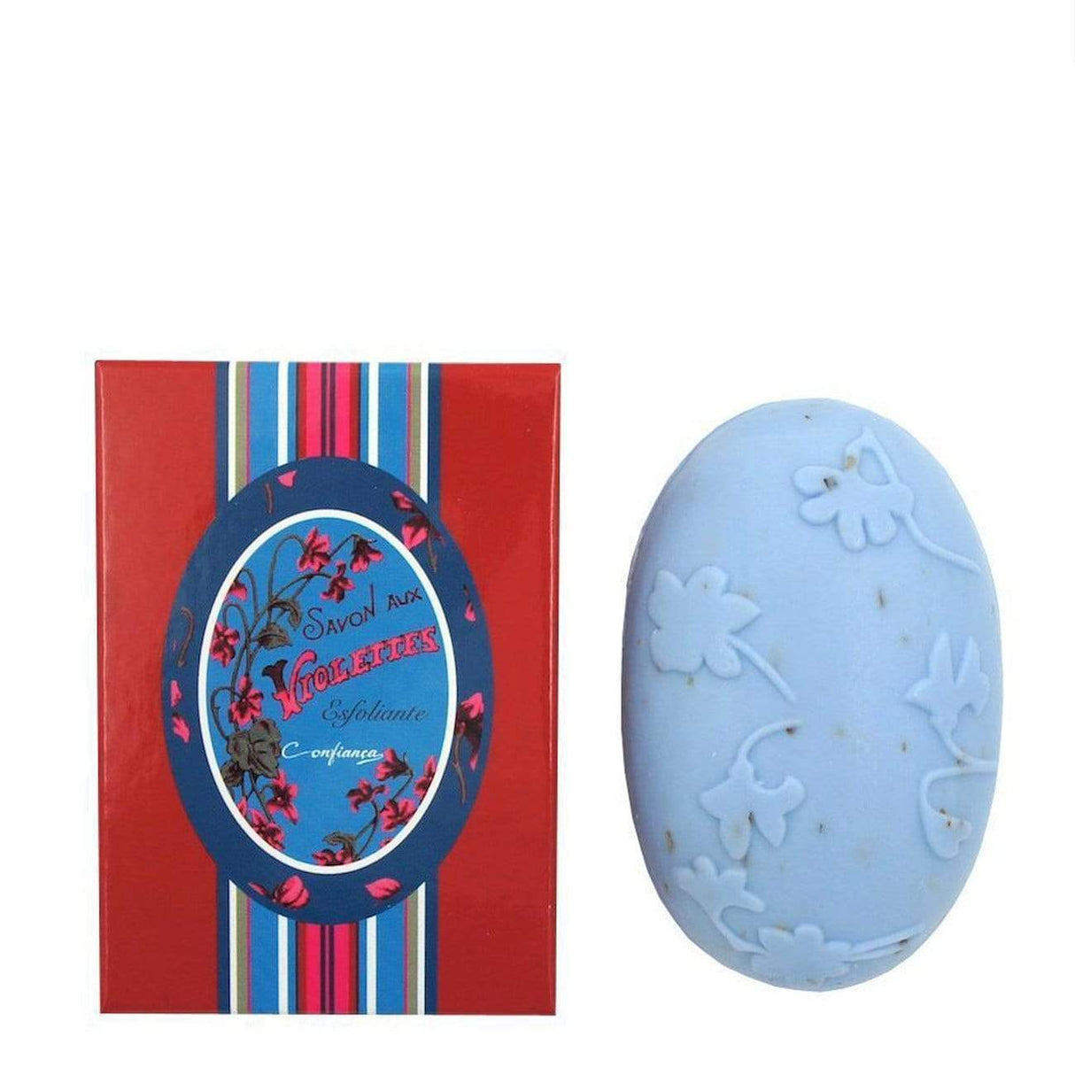 Savon exfoliant hydratant à la violette