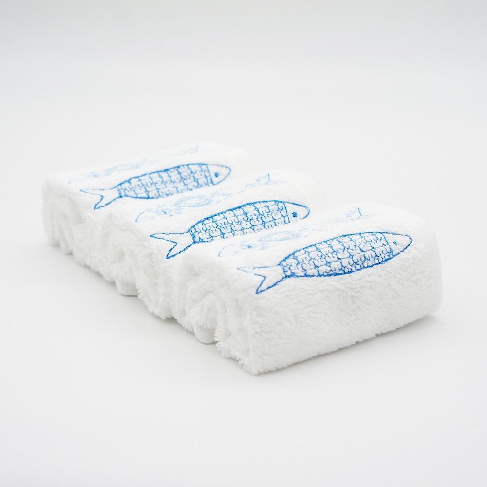 Essuie mains brodés - Lot de 3