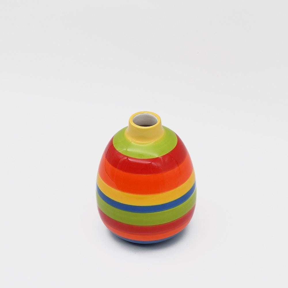 Soliflore ovale multicolore I Vases en céramique du Portugal Soliflore ovale - Multicolore