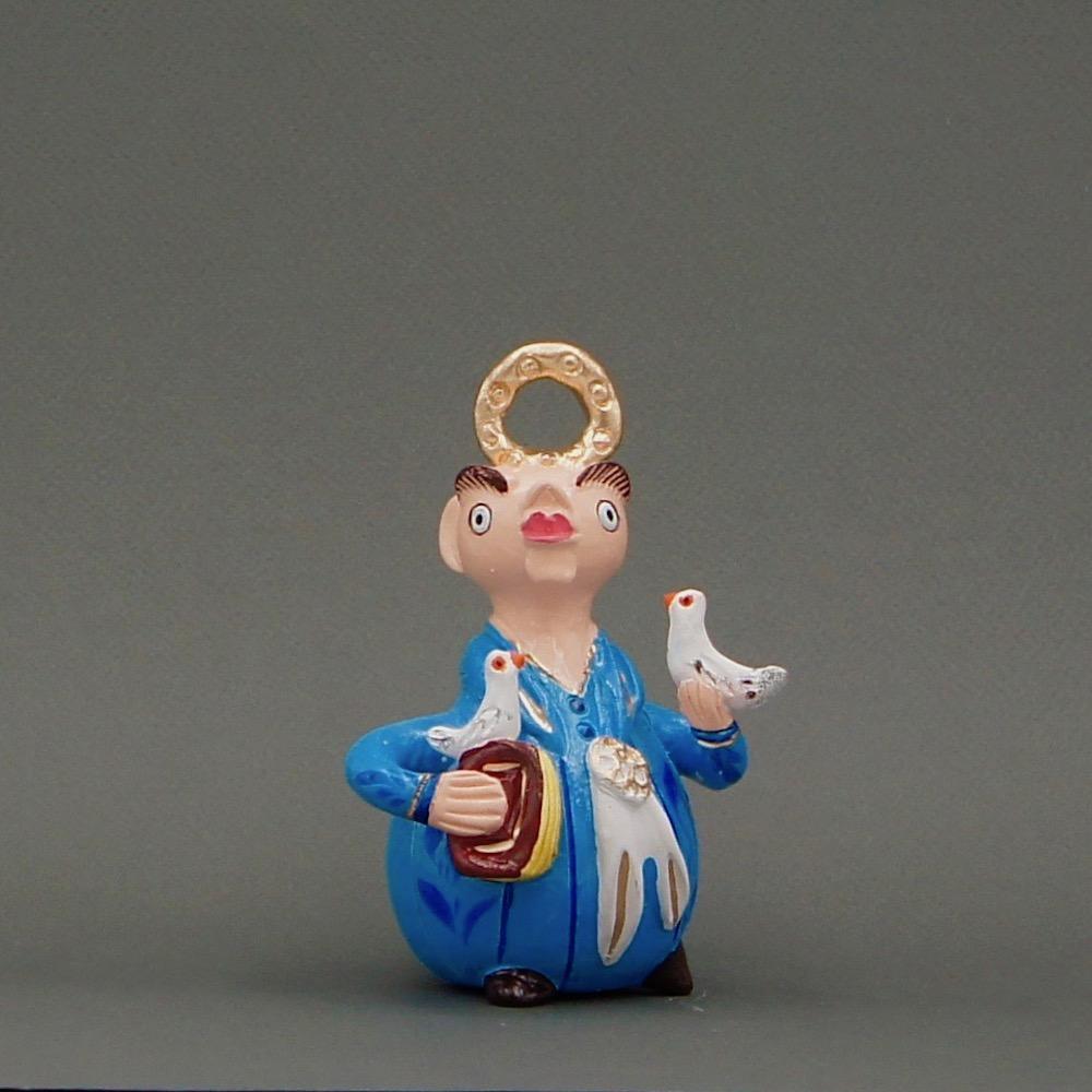 São Francisco I Statuette by Prazeres Côta - 15 cm