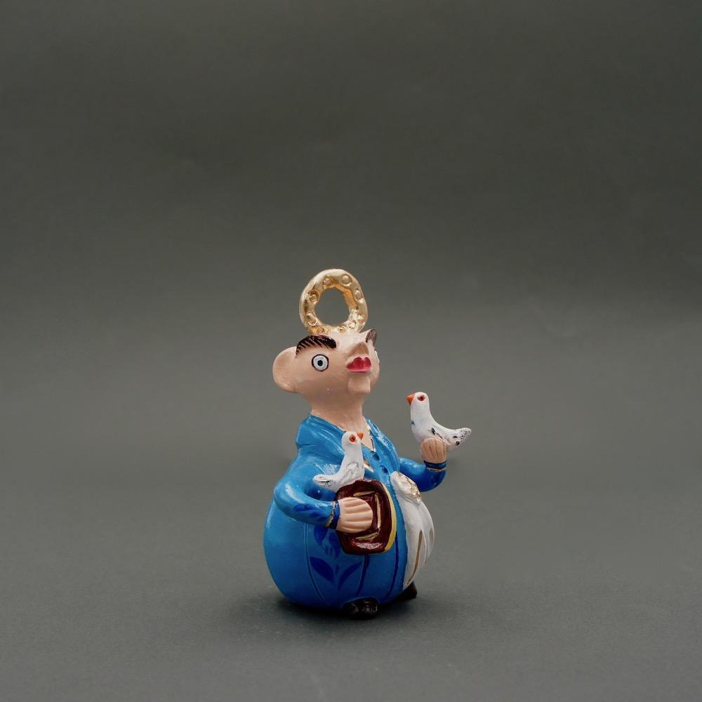 São Francisco I Statuette by Prazeres Côta - 15 cm