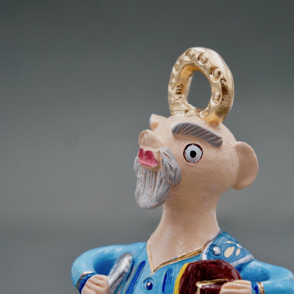 São Pedro I Statuette by Prazeres Côta - 15 cm