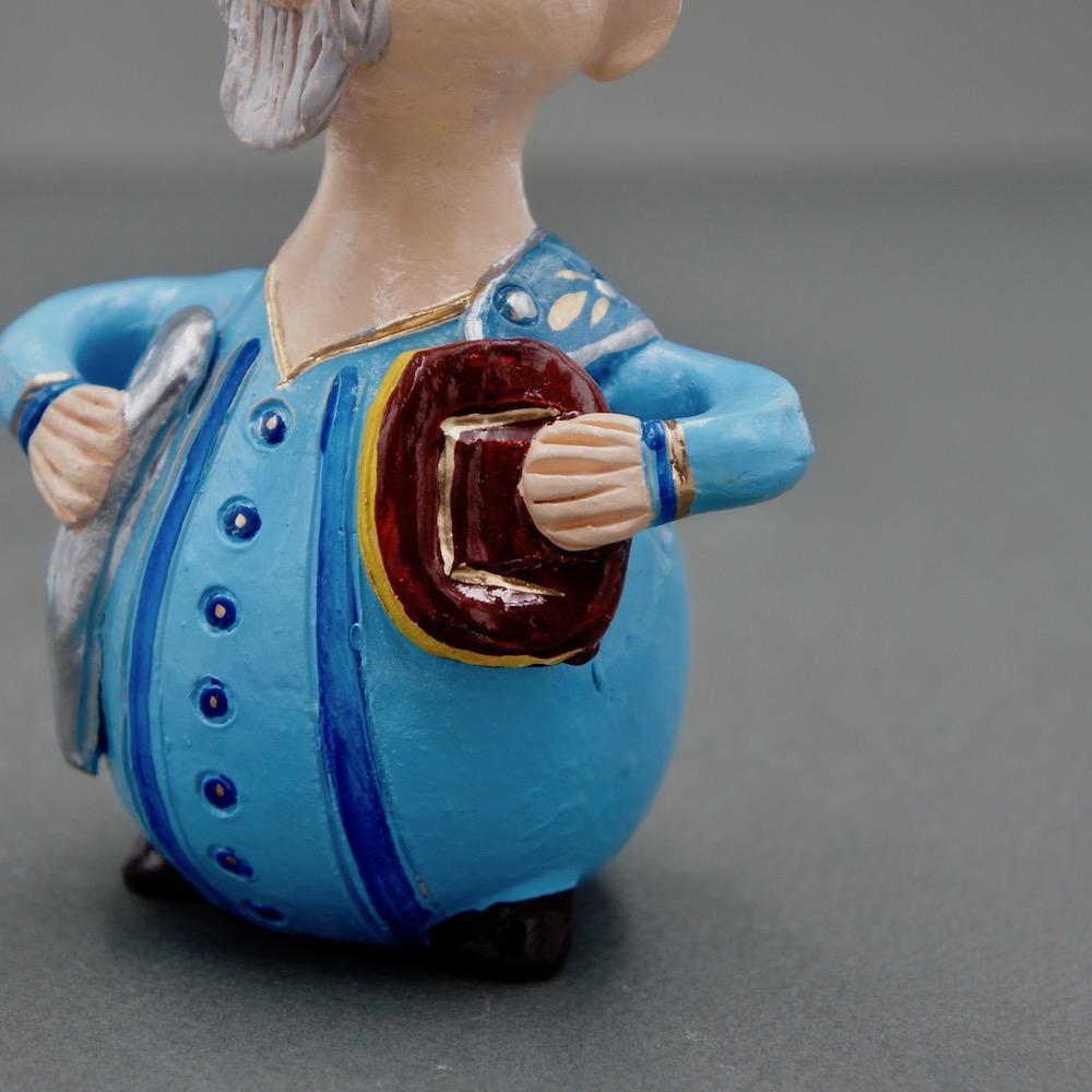 São Pedro I Statuette by Prazeres Côta - 15 cm