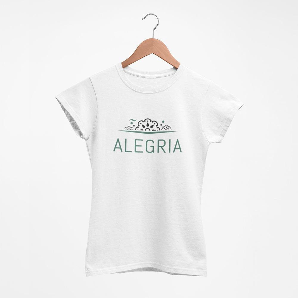 Tee-shirt femme "Alegria" - Blanc