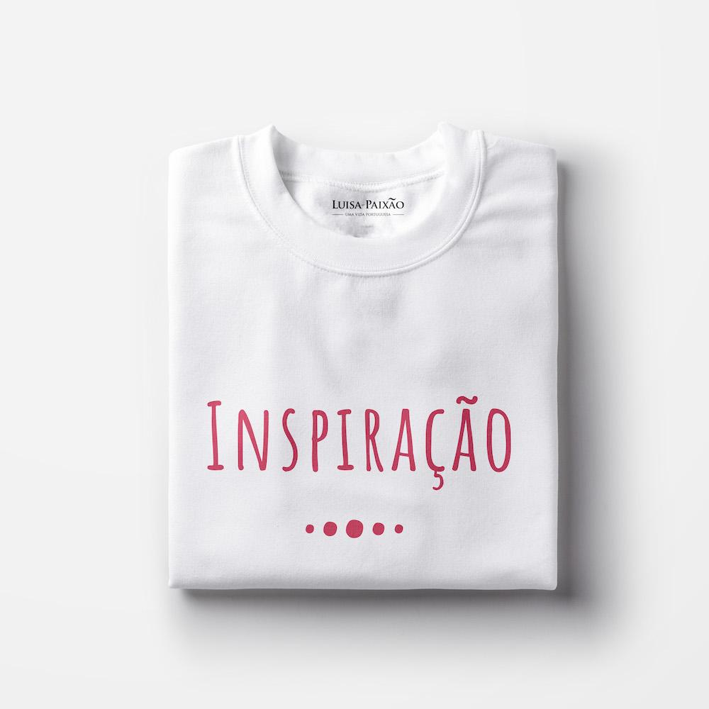 Tee-shirt femme "Inspiração" - Blanc