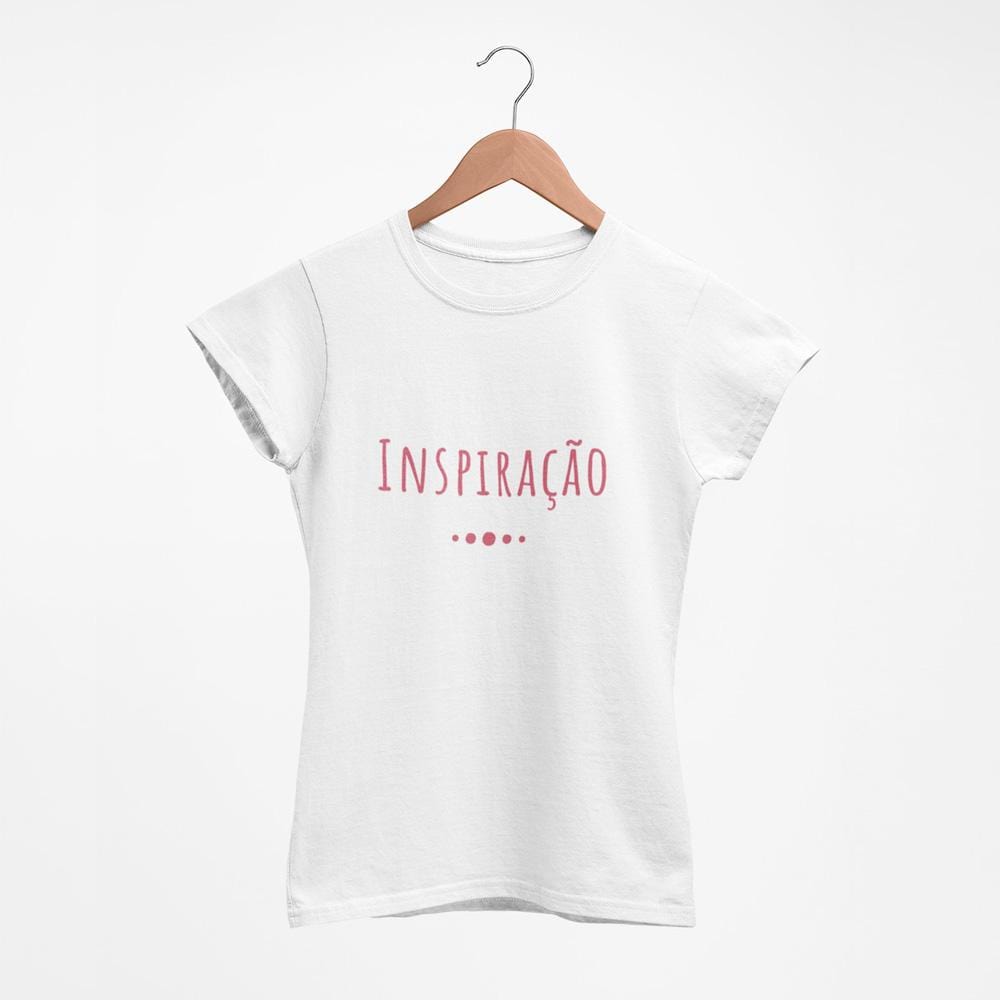 Tee-shirt femme "Inspiração" - Blanc