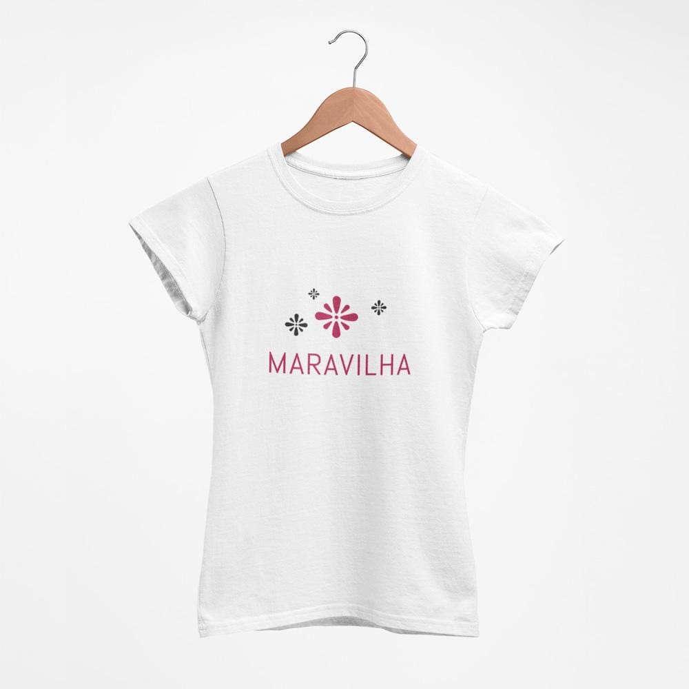 Tee-shirt femme "Maravilha" - Blanc