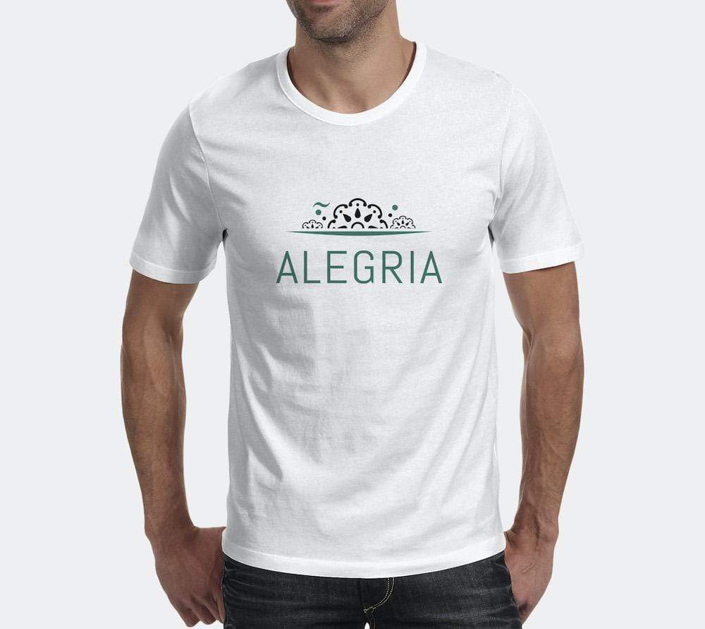 Tee-shirt unisexe "Alegria" - Blanc
