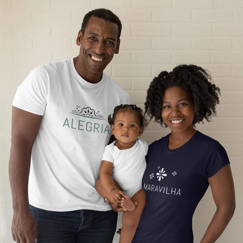 Tee-shirt unisexe "Alegria" - Blanc