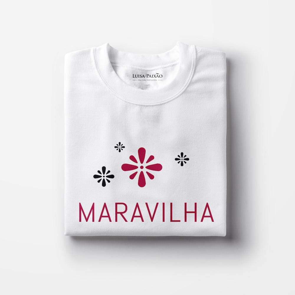 Tee-shirt unisexe "Maravilha" - Blanc