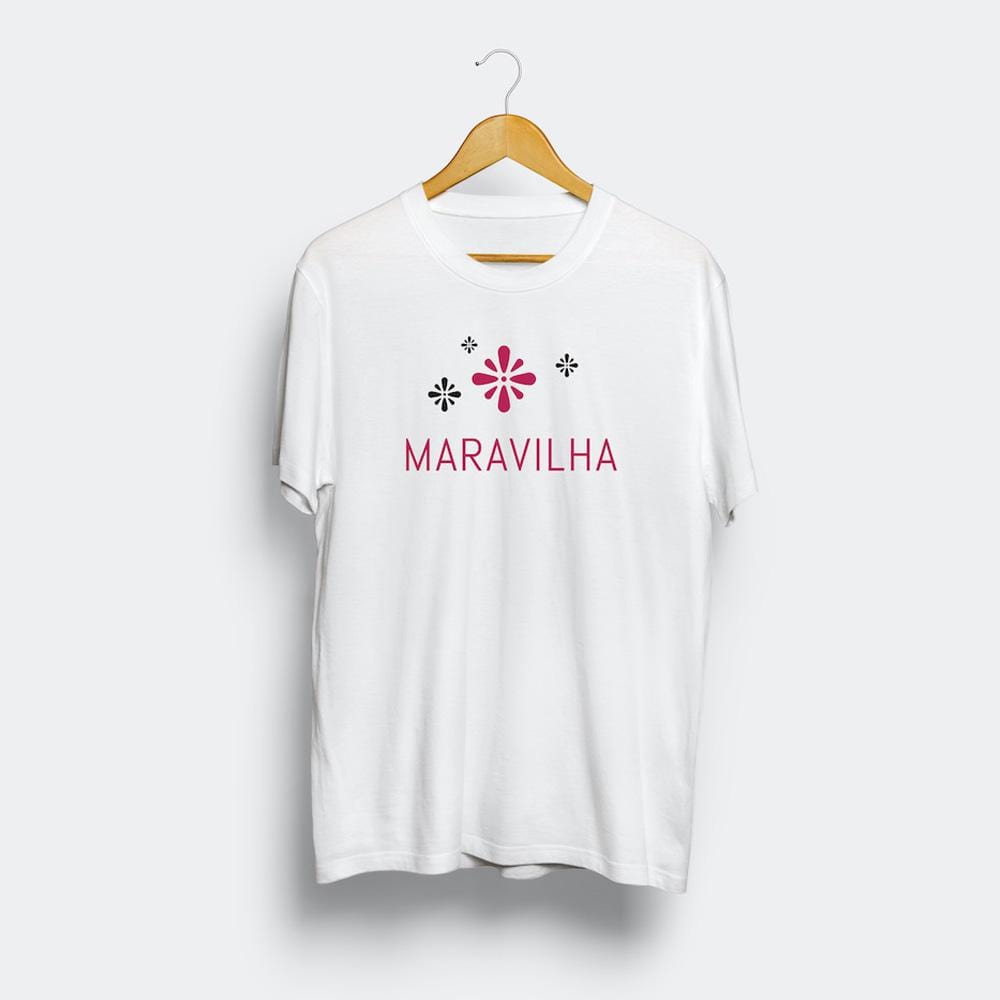 Tee-shirt unisexe "Maravilha" - Blanc