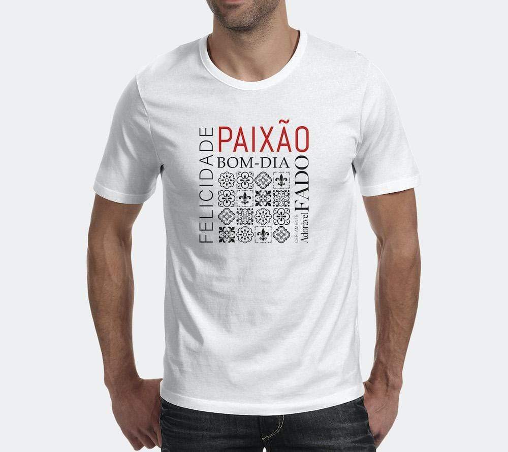 Tee-shirt unisexe "Paixão" - Blanc