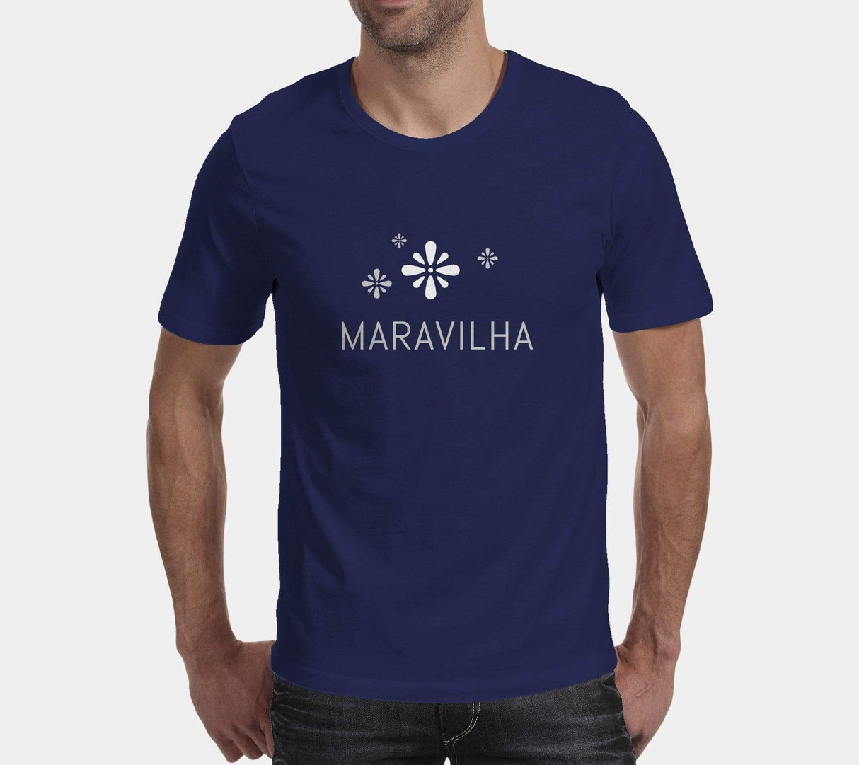Tee-shirt unisexe "Maravilha" - Bleu