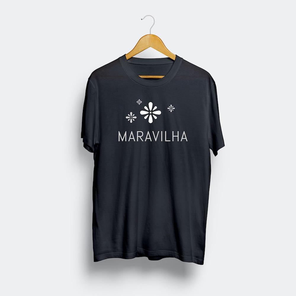 Tee-shirt unisexe "Maravilha" - Bleu