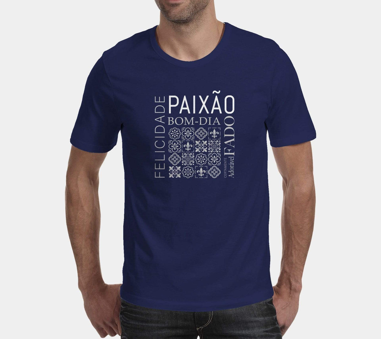 Tee-shirt unisexe "Paixão" - Bleu