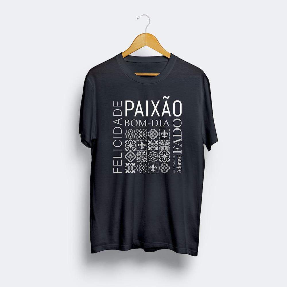 Tee-shirt unisexe "Paixão" - Bleu