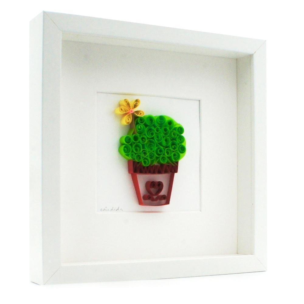 Tableau en paperolles "Manjerico"