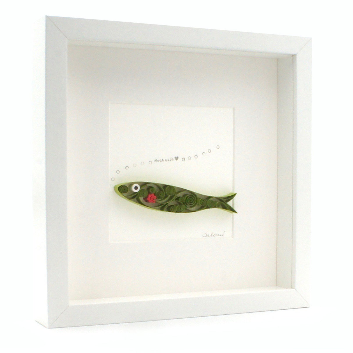 Tableau en paperolles "Sardinha"