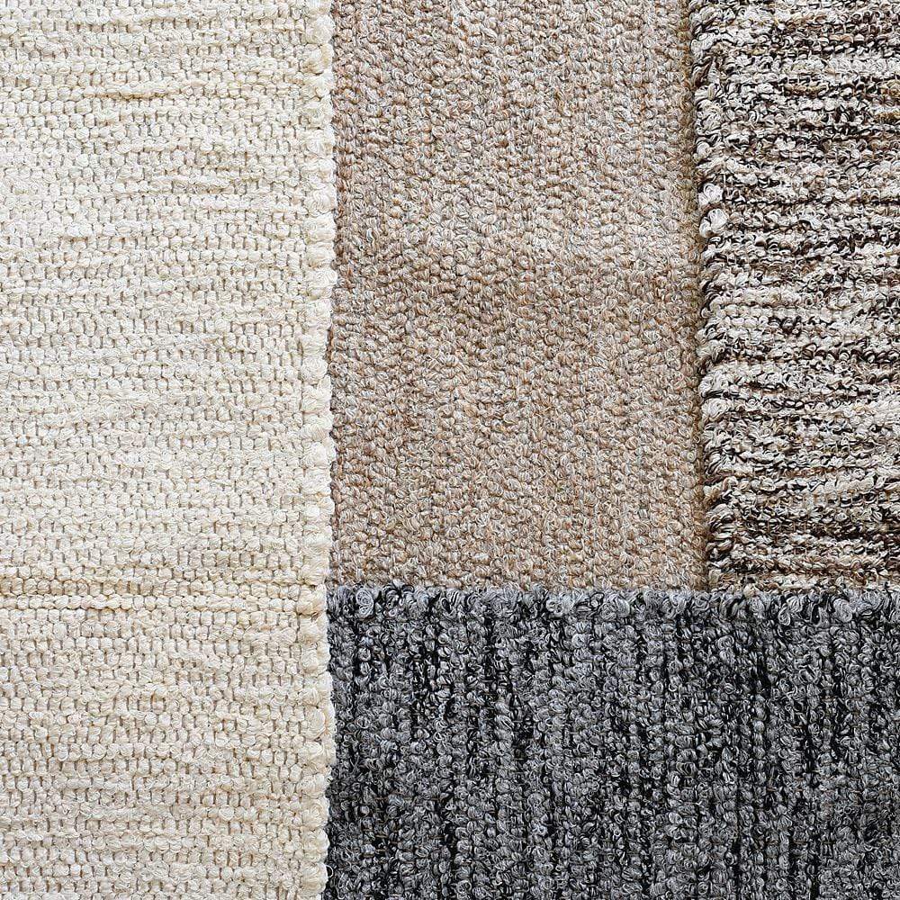 Tapis artisanal blanc cassé I Tapis artisanal portugais Tapis Artisanal - Blanc cassé 150x170cm