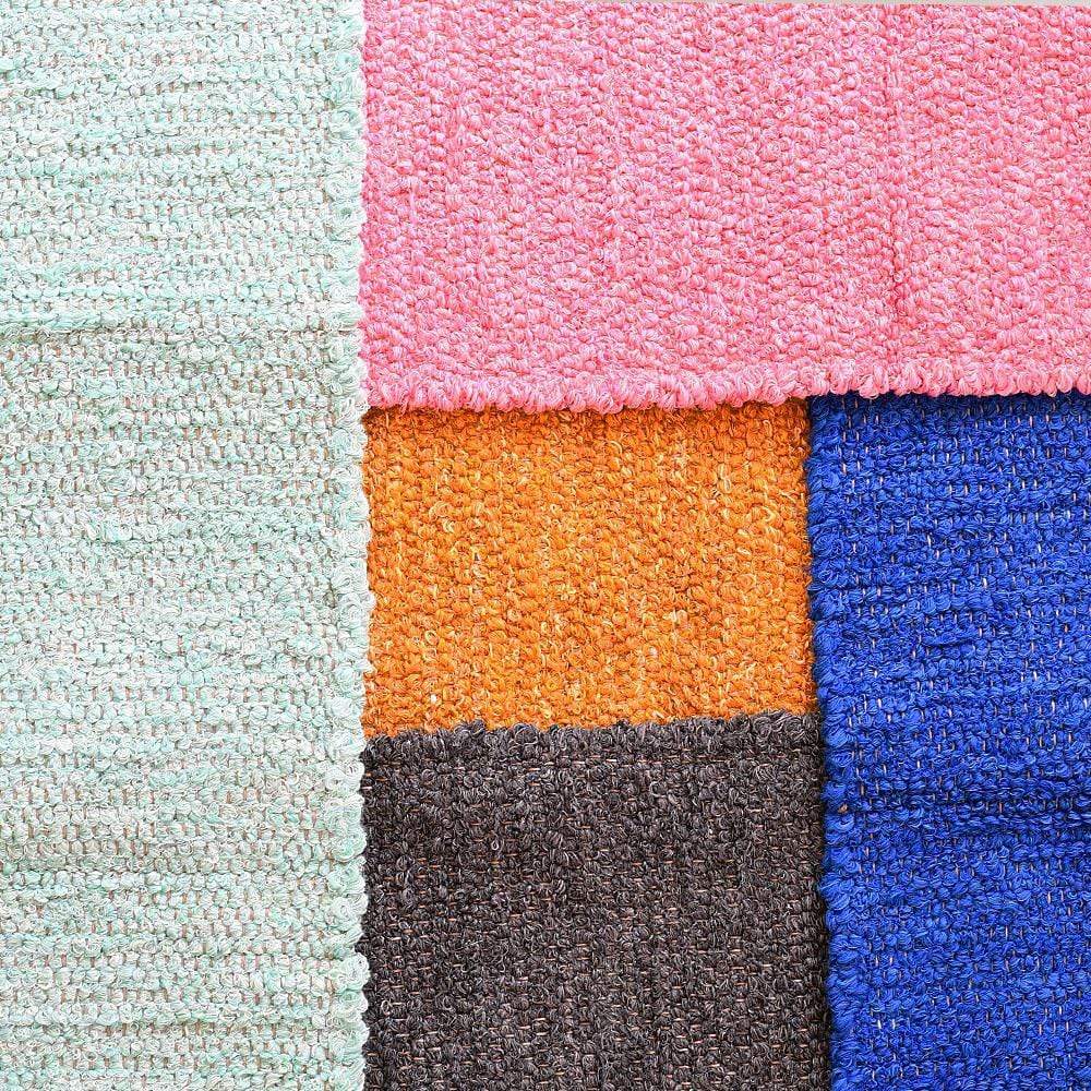 Tapis artisanal bleu I Tapis artisanal portugais Tapis artisanal bleu 3x2m